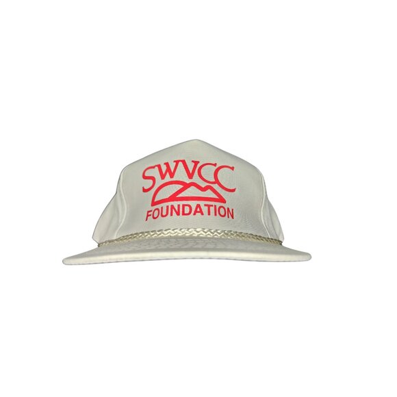 Vintage White SWVCC Snap Back Golf Hat - Picture 1 of 4